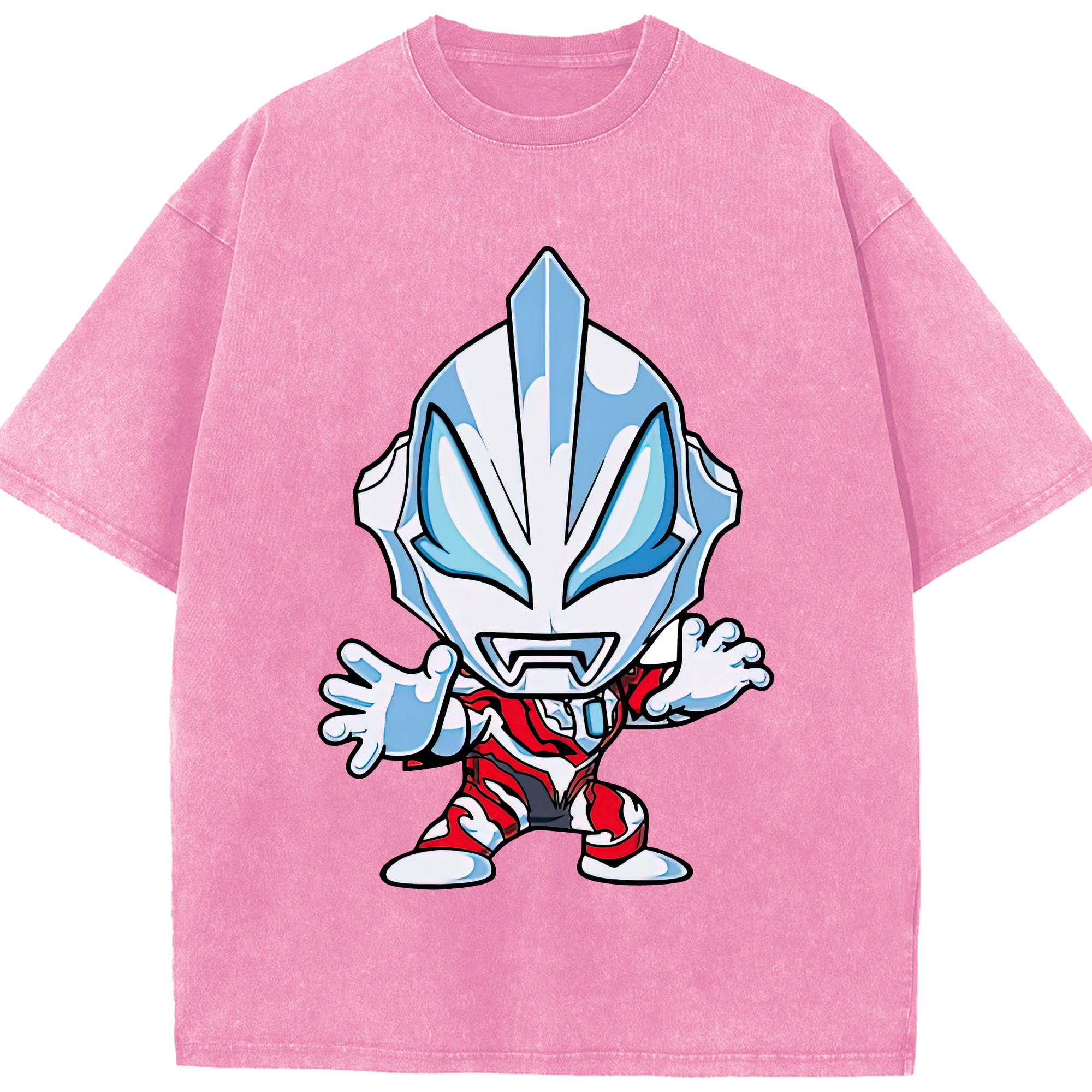 （画像用） ウルトラマン Ultraman 綿100% ヴィンテージ風 半袖Tシャツ（フロントプリント）